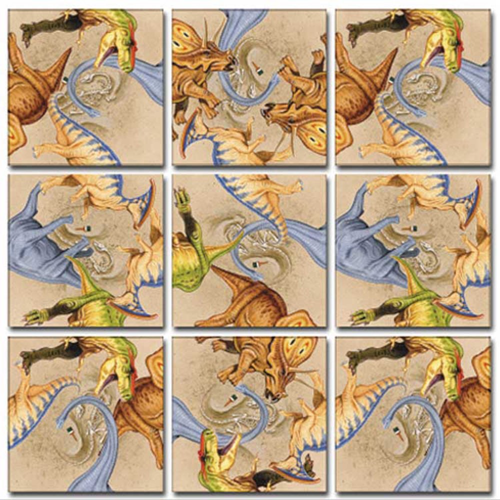 Amazon.com: B Dazzle Diggin Dinos Scramble Squares 9 Piece